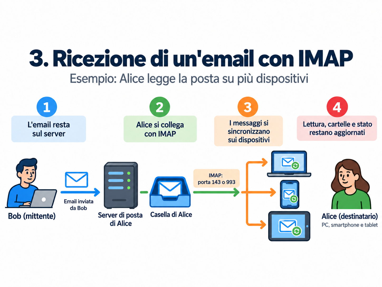 Accesso IMAP alla casella di Alice da PC, smartphone e tablet