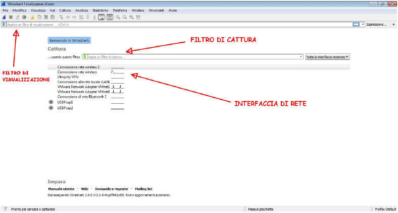 GUI Wireshark